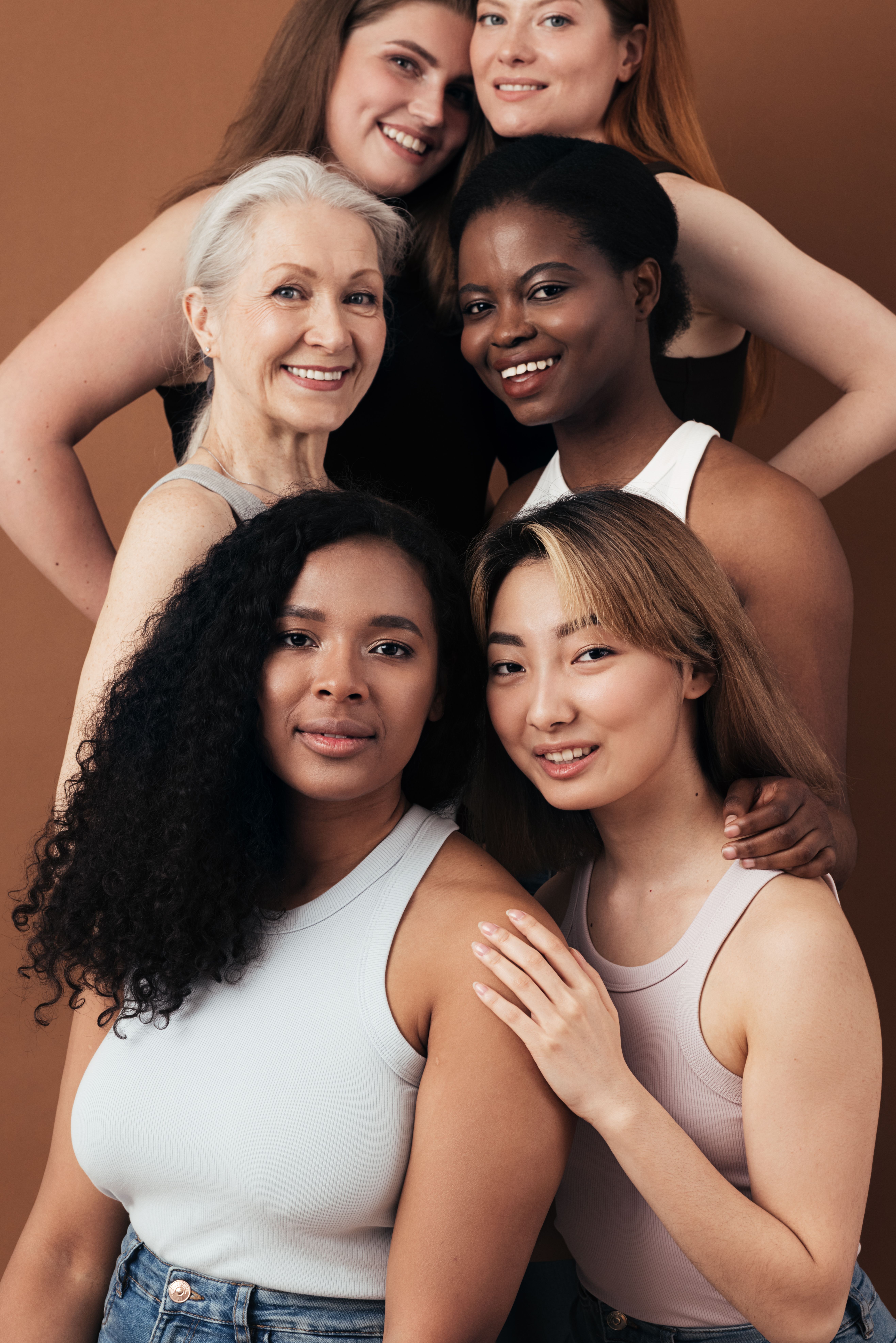 portrait of six women of different ages looking at 2025 03 10 01 20 47 utc